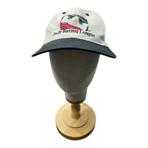 Vintage Delong INDY 500 INDIANAPOLIS MOTOR SPEEDWAY Adjustable Snap Back Cap
